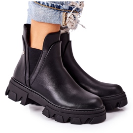 PS1 Warm Boots Black Jodhpur boots Hashtag