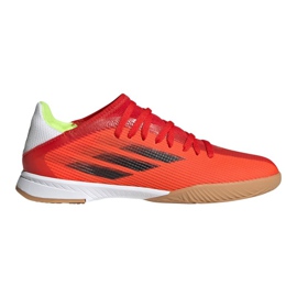 Adidas X Speedflow.3 In Jr FY3314 football boots multicolored oranges and reds Adidas X Speedflow.3 In Jr FY3314 football boots multicolored oranges and reds