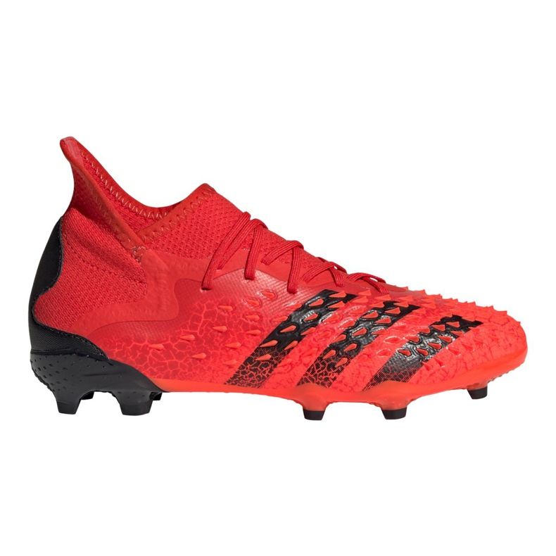 Adidas Predator Freak.1 Fg Jr FY6262 football boots oranges and reds