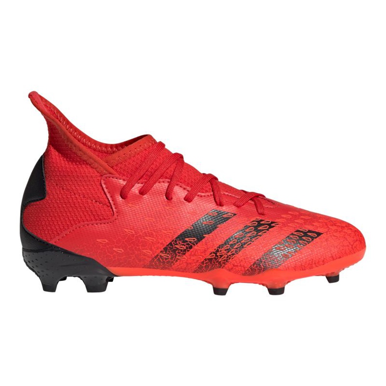 Adidas Predator Freak.3 Fg Jr FY6282 football boots oranges and reds