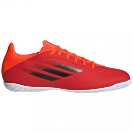 Adidas X Speedflow.4 In M FY3346 football boots oranges and reds red -  KeeShoes