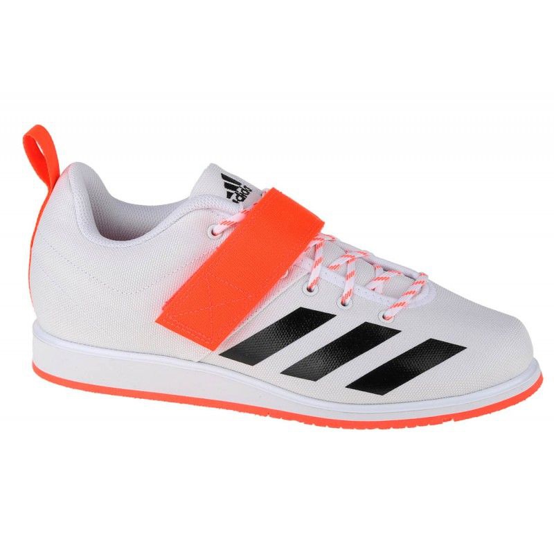 Adidas Powerlift 4 M GZ2865 shoes white black orange KeeShoes