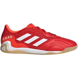 Adidas Copa Sense.3 In Sala M FY6192 football boots red oranges and reds