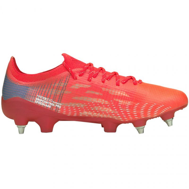 Football boots Puma Ultra 1.3 MxSG M 106513 01 red oranges and reds