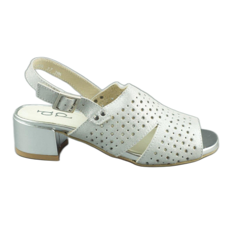 Dolce Pietro Women's high heel sandals 2084 silver