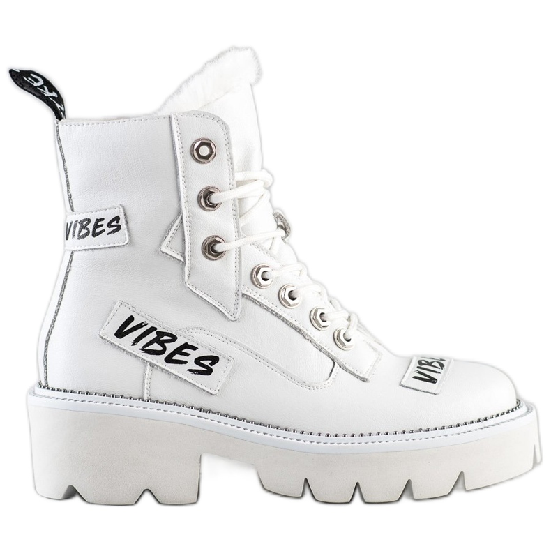 ARTIKER Vibes Leather Boots white