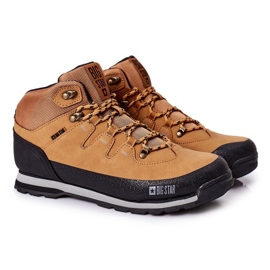 Men's Warm Trekking Shoes Big Star EE174438 Camel brown Men's Warm Trekking Shoes Big Star EE174438 Camel brown