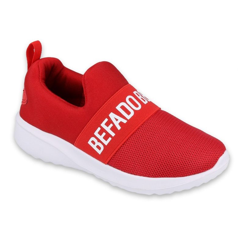 Befado children's shoes 516X081 white red Befado children's shoes 516X081 white red