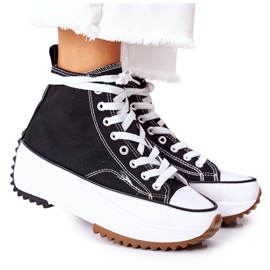 FJ1 High Sneakers On The Electric Love Black Platform white FJ1 High Sneakers On The Electric Love Black Platform white