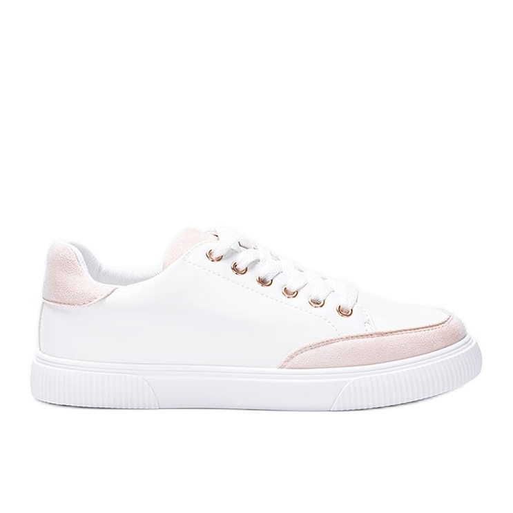 Brighton white and beige sneakers