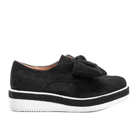 Black shoes on a thick Sindri sole