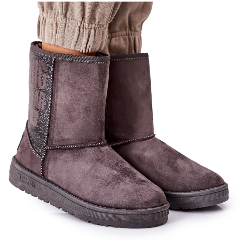 Snow boots Big Star EE274417 Szare grey