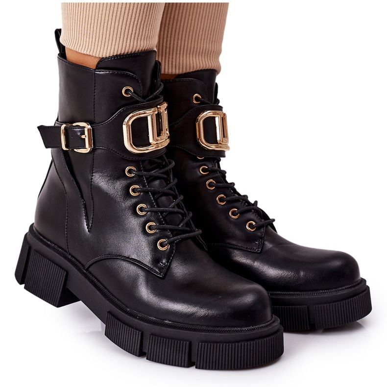 PS1 Warm Workers With A Gold Buckle Black Maybelle