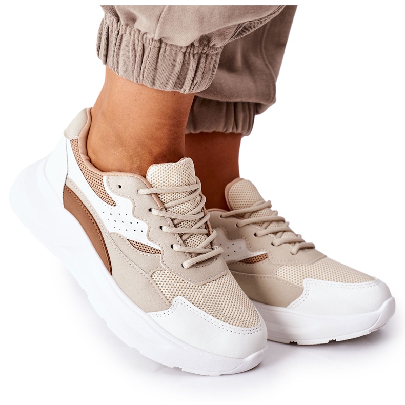PE1 Women's sports shoes Sneakers Beige Going