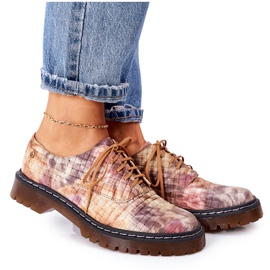 Women's Oxfords leather shoes Maciejka 04087-46 Multicolor multicolored Women's Oxfords leather shoes Maciejka 04087-46 Multicolor multicolored