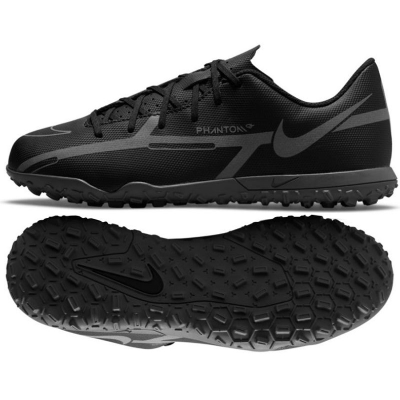 Nike Phantom GT2 Club Tf Jr DC0827 004 football shoes black black