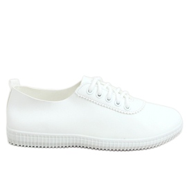 White women's sneakers JF-873 White