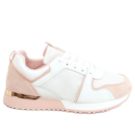 Multicolored sports shoes 5315 Pink white