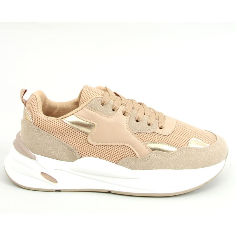 Dark beige sports shoes YL-57 Khaki