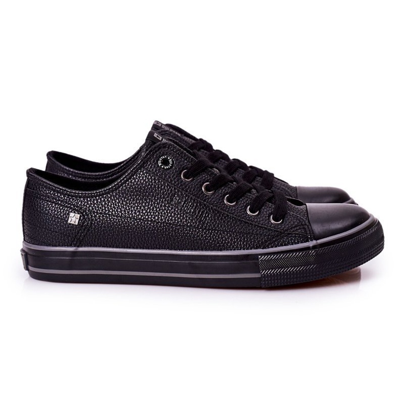 Men's Leather Sneakers Big Star II174002 Black