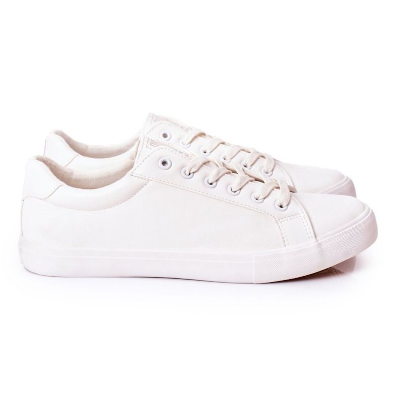 Men's Leather Sneakers Big Star II174028 White