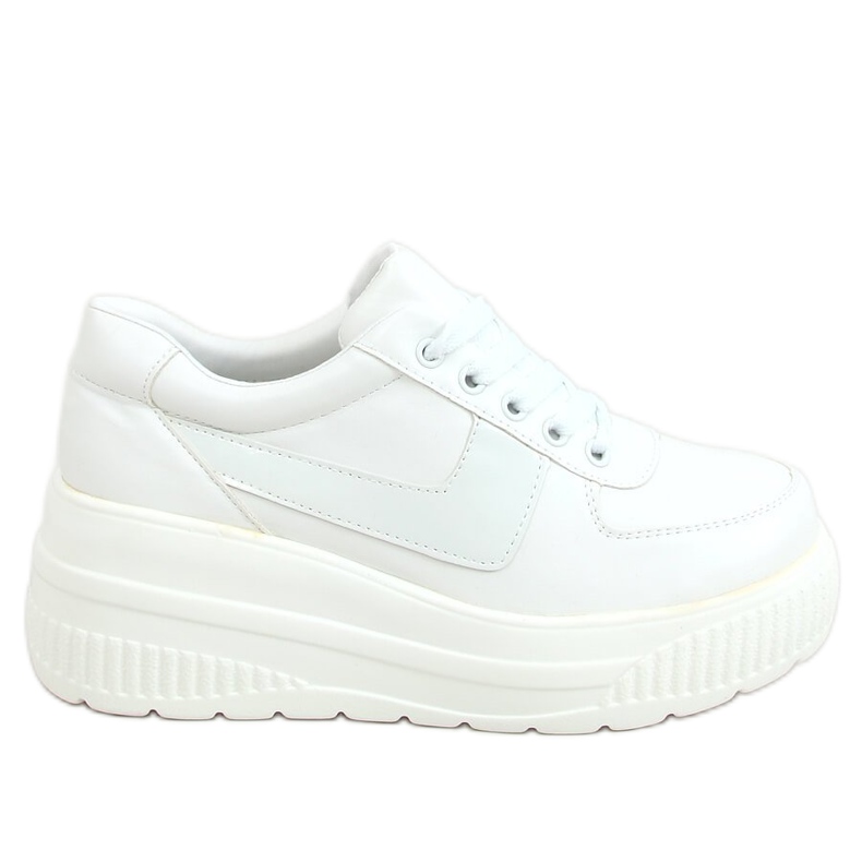 White high-sole sneakers E3141 White White high-sole sneakers E3141 White