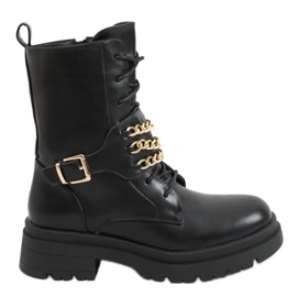 Black Workers with chains NC1227 Black