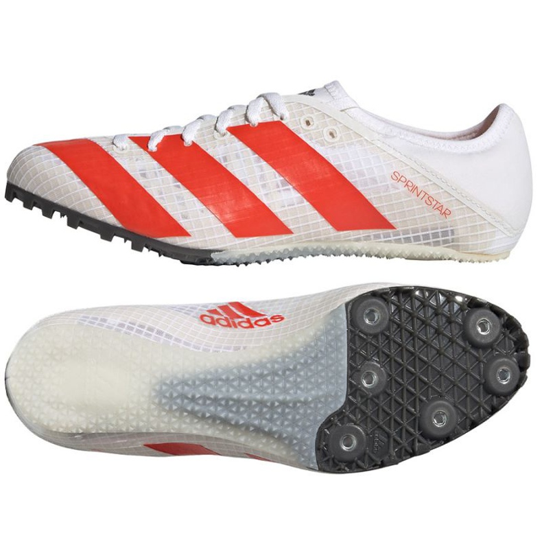 Shoes, spikes for running adidas Sprintstar W FY4121 white