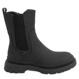 Black Jodhpur boots QT26P Black