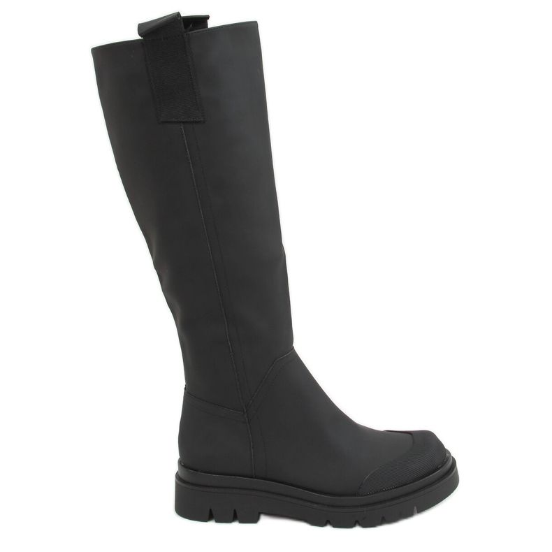 Black women's black boots QT27P Black