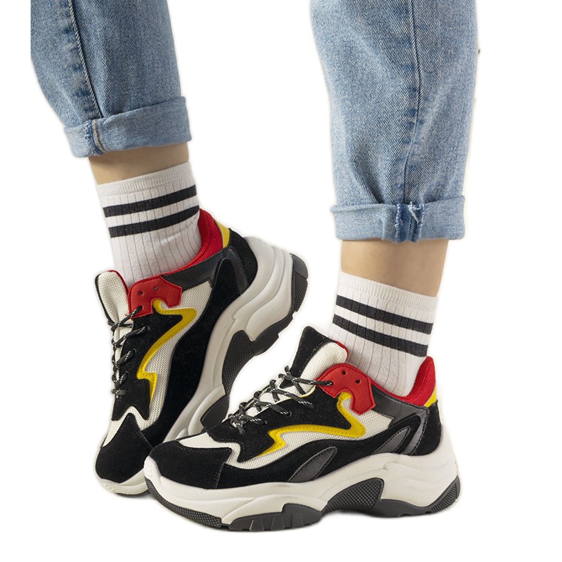 PA1 Black sneakers on a high Monica sole