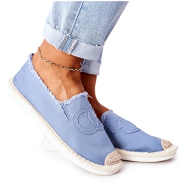PS1 Classic Women's Blue Flaure Espadrilles