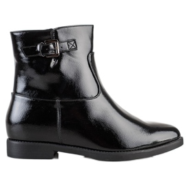 J. Star Black Ankle Boots