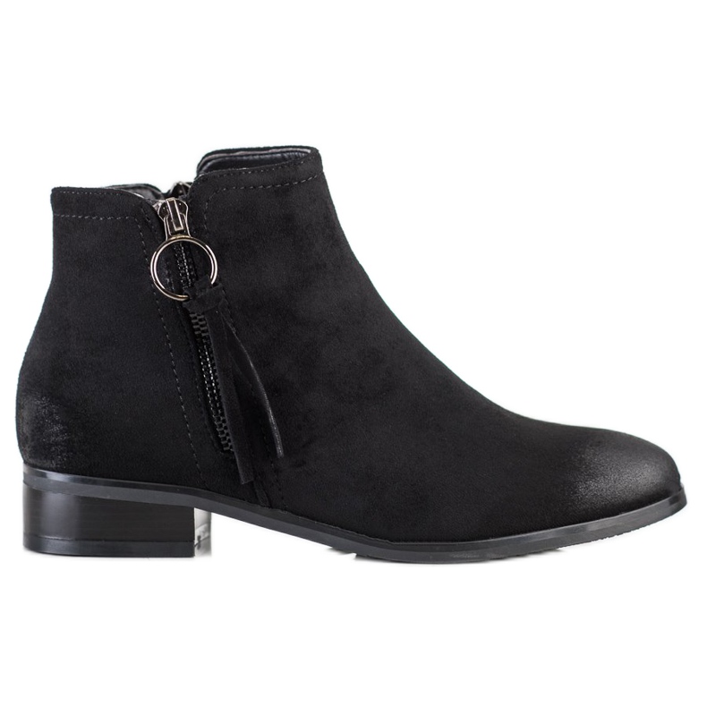 Boots With Decorative VINCEZA Zipper black