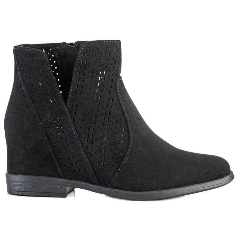 Filippo Spring openwork boots black