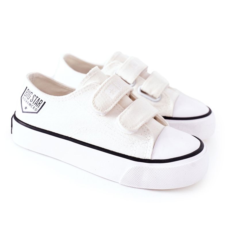 Children's Sneakers With Velcro Big Star FF374061 White