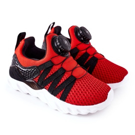 Children's sports shoes with ABCKIDS red knob black Children's sports shoes with ABCKIDS red knob black