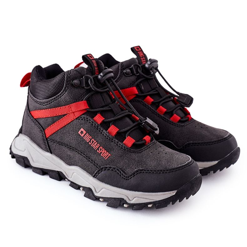 Children's Trekking Shoes Big Star GG374046 Black Children's Trekking Shoes Big Star GG374046 Black