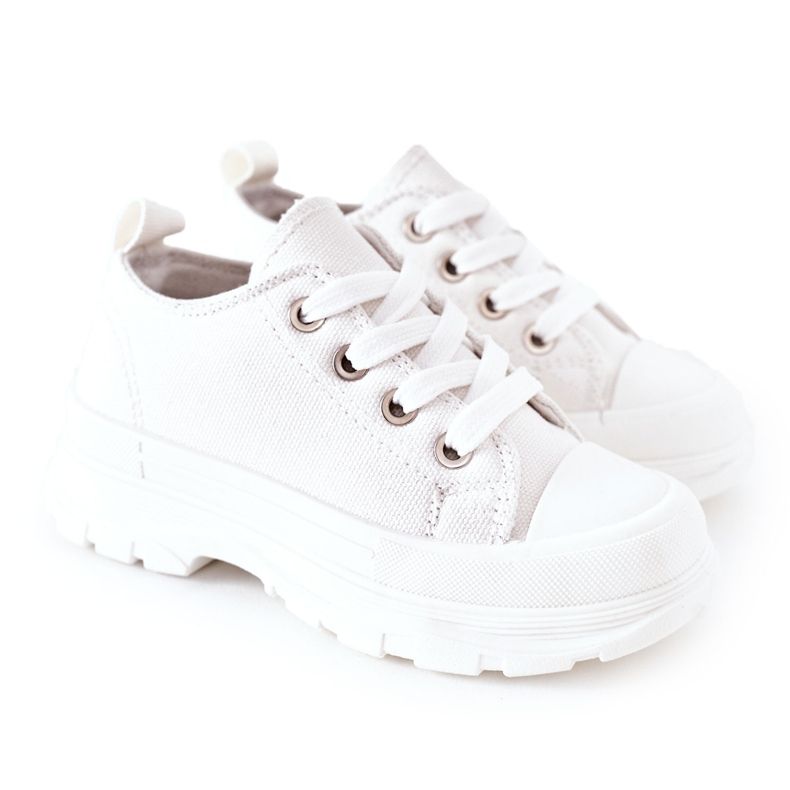 FR1 Children's Sneakers White Travel Time ['white']