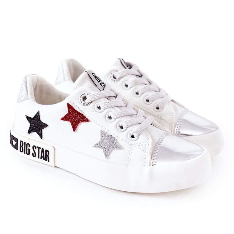 Children's Leather Sneakers Big Star II374032 White