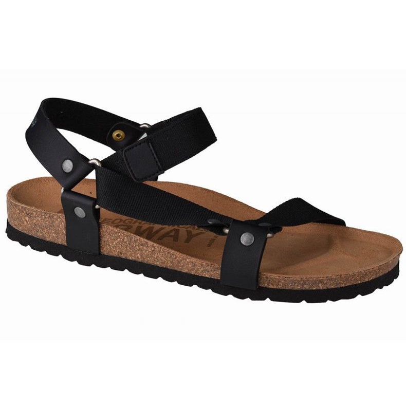 Sandals Geographical Norway Sandalias Planas Tiras M GNM20404-01 black
