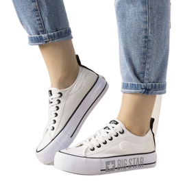 Alexa white Big Star women's sneakers Alexa white Big Star women's sneakers