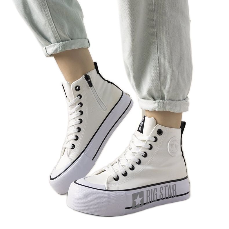 Women's white Big Star sneakers from Balvin Women's white Big Star sneakers from Balvin