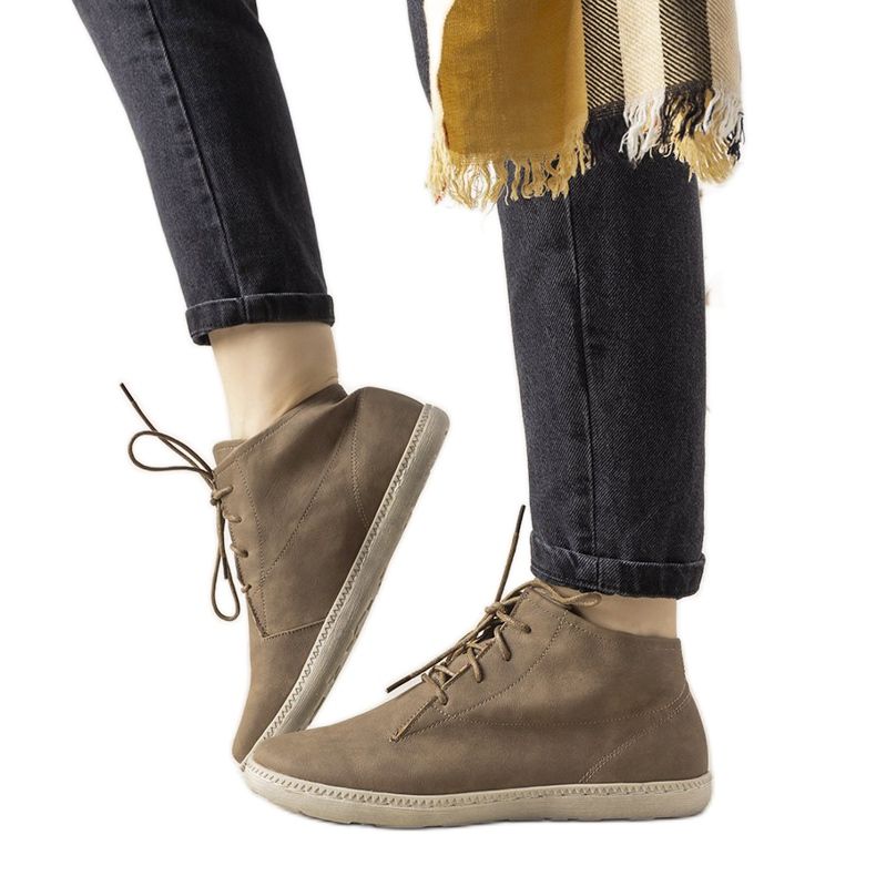 Gray Keira casual women's boots grey