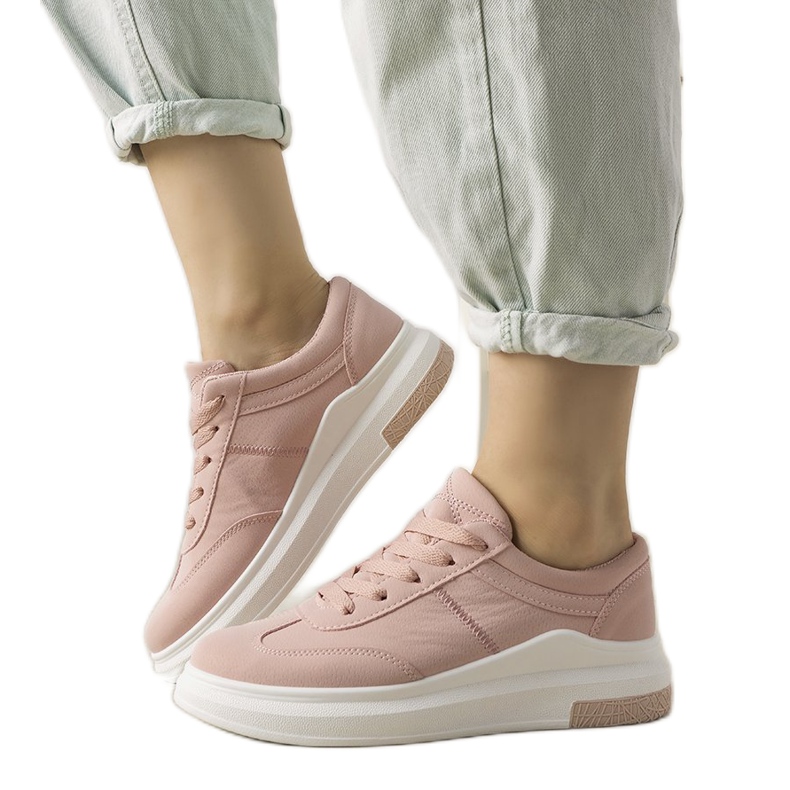 Millie's pink women's sneakers