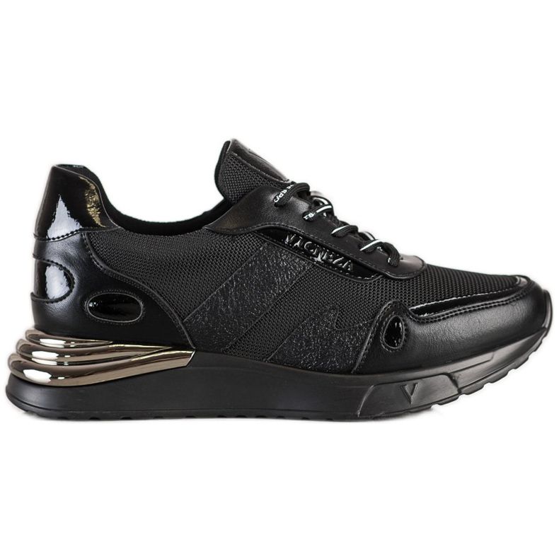 VINCEZA Glitter Sneakers black