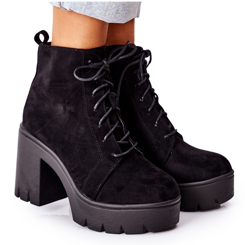 PS1 Warm Suede Boots on a Bar Black Direction