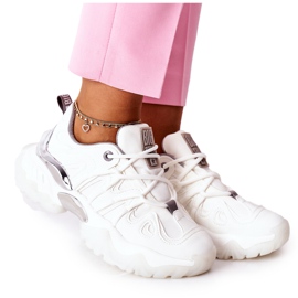 Women's sports shoes Memory Foam Big Star II274088 White Women's sports shoes Memory Foam Big Star II274088 White
