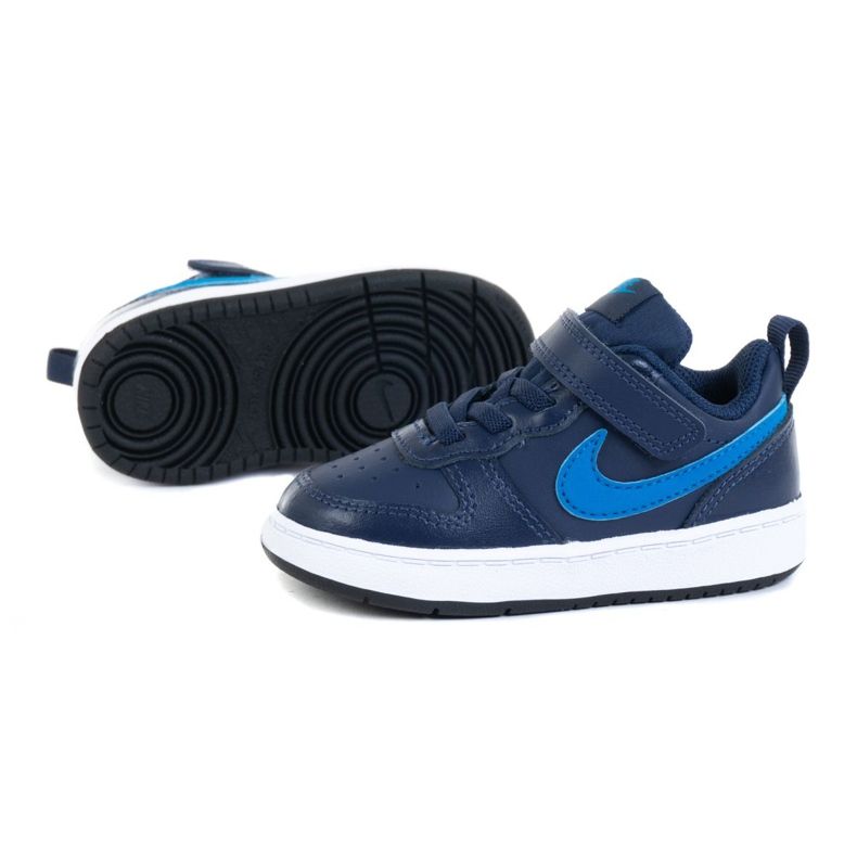 Nike Court Borough Low 2 (TDV) M BQ5453-403 shoes violet navy blue