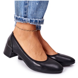 S.Barski Leather pumps S. Barski 20-L1 Black S.Barski Leather pumps S. Barski 20-L1 Black